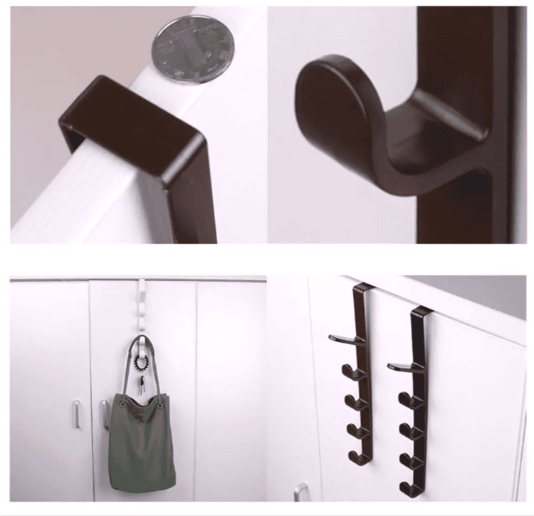 Door Hook, 5 Hook Door Hanger, Closet Door Hanger, Clothes Hanger Hook Door Hook, 5 Hook Door Hanger, Closet Door Hanger, Clothes Hanger Hook